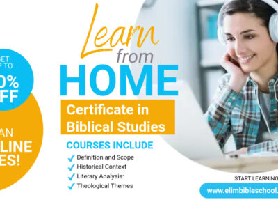 CERTIFICATE IN BIBLICAL STUDIES